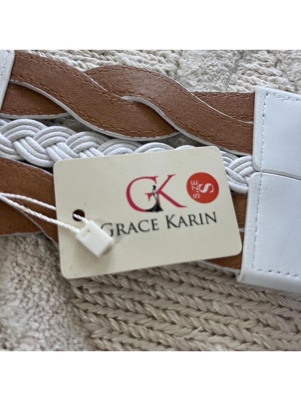Vintage Grace Karin Elastic Wide Belt Size S New With Tags - Picture 4 of 5